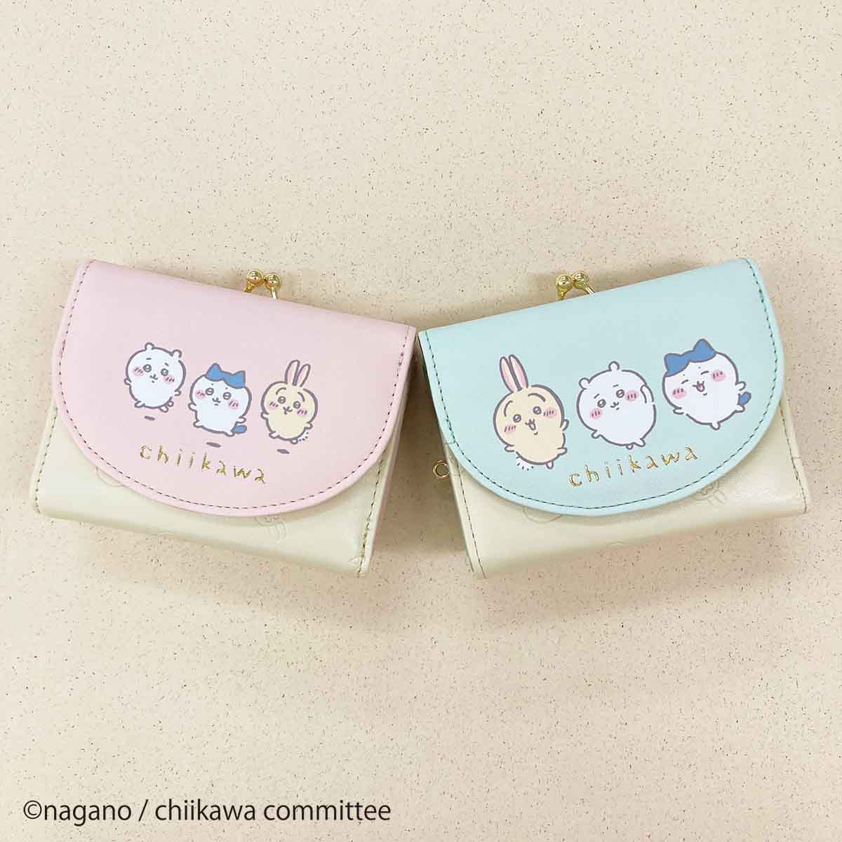 ちいかわ プリント口金財布（ミント） - Image 2