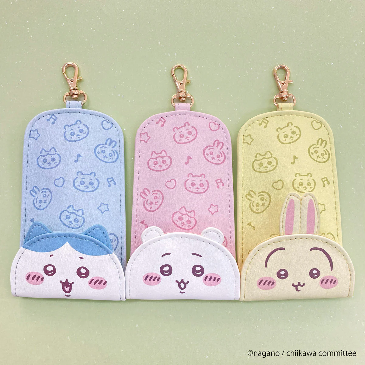 ちいかわ リール付きキーケース（ハチワレ） - Image 2