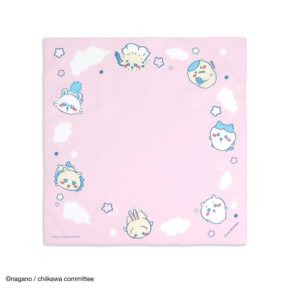 ちいかわ ハンカチ（そら ピンク）