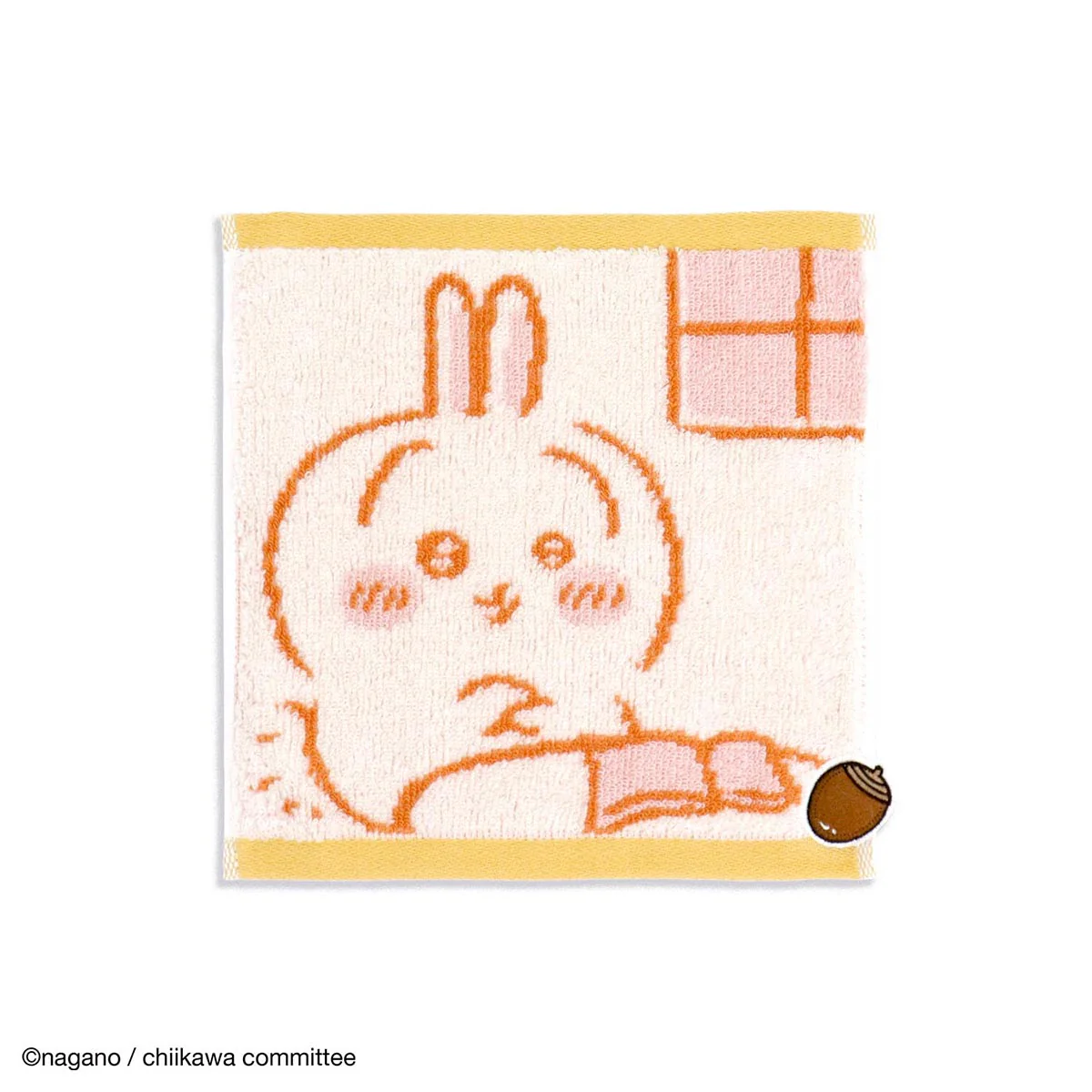 ちいかわ タオルハンカチ（おうち イエロー）