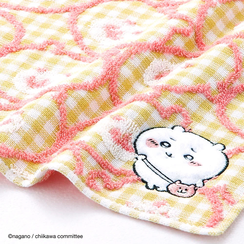 ちいかわ タオルハンカチ(ポシェット イエロー) - Image 2