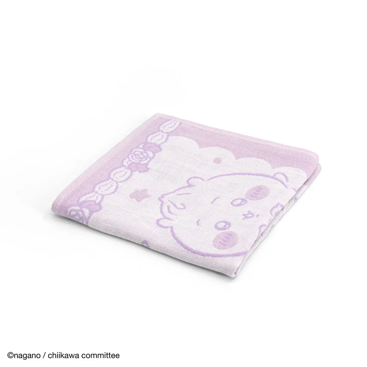 ちいかわ ウォッシュタオル(ほのぼの パープル) - Image 2