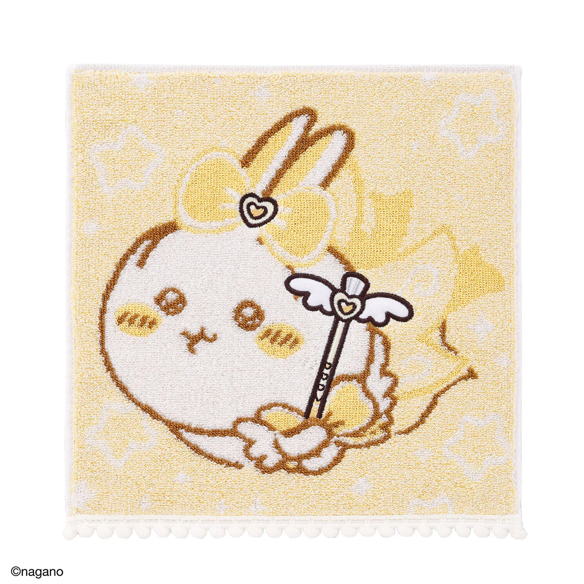 ちいかわ まじかるちいかわ タオルハンカチ（なんとかなれー・イエロー）
