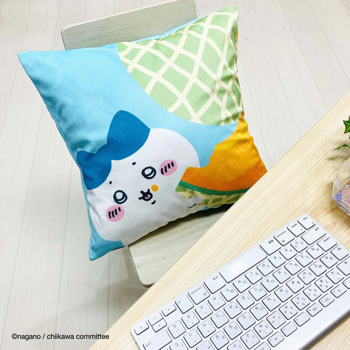 ちいかわ クッションカバー（ハチワレ メロン） - Image 7