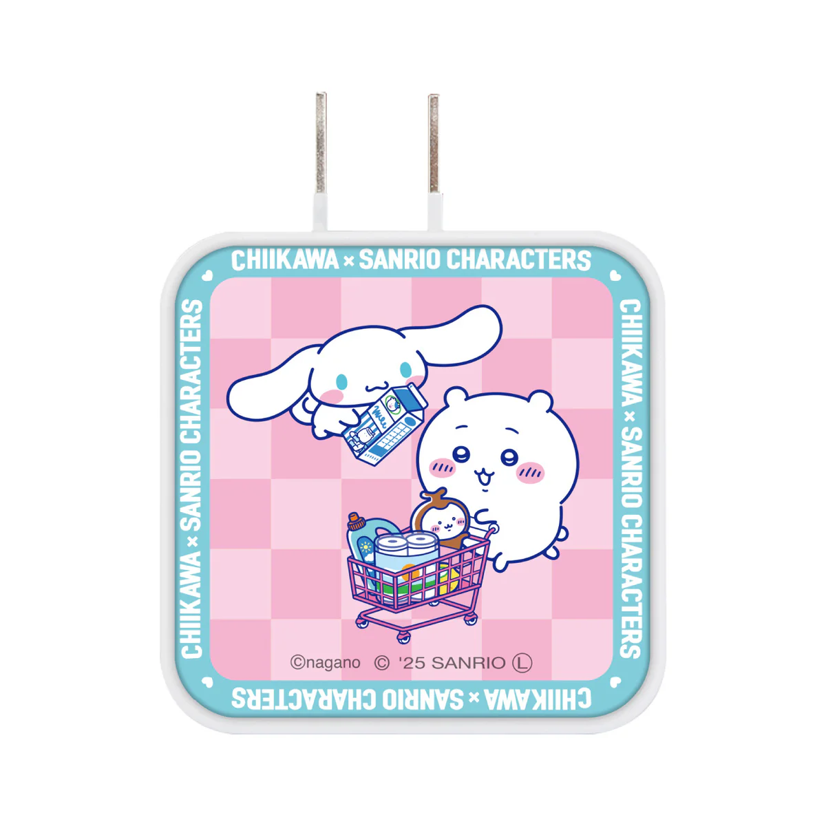 ちいかわ×サンリオキャラクターズ スーパーマーケットなUSB／USB Type-C ACアダプタ（ちいかわ＆シナモロール） - Image 3