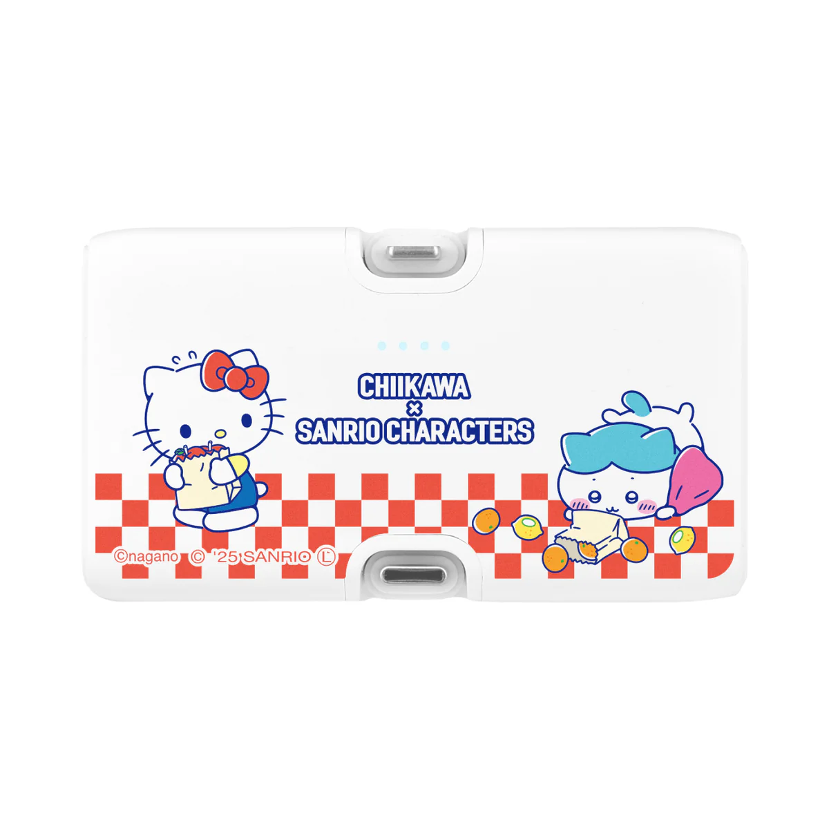 ちいかわ×サンリオキャラクターズ スーパーマーケットなLightning/Type-Cコネクタ付き リチウムイオン充電器 4000mAh(ハチワレ&ハローキティ) - Image 4