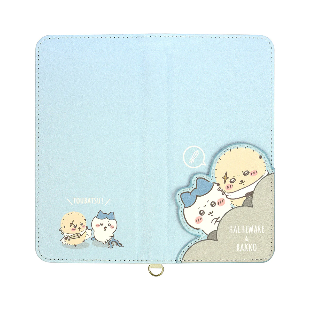 ちいかわ ダイカットマルチフリップカバー L(ハチワレ&ラッコ) - Image 2
