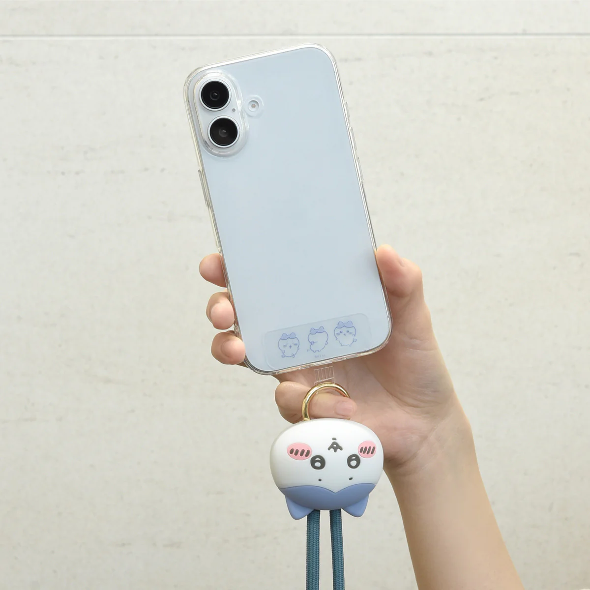 ちいかわ マルチリングプラス マスコットストラップ(ハチワレ) - Image 3