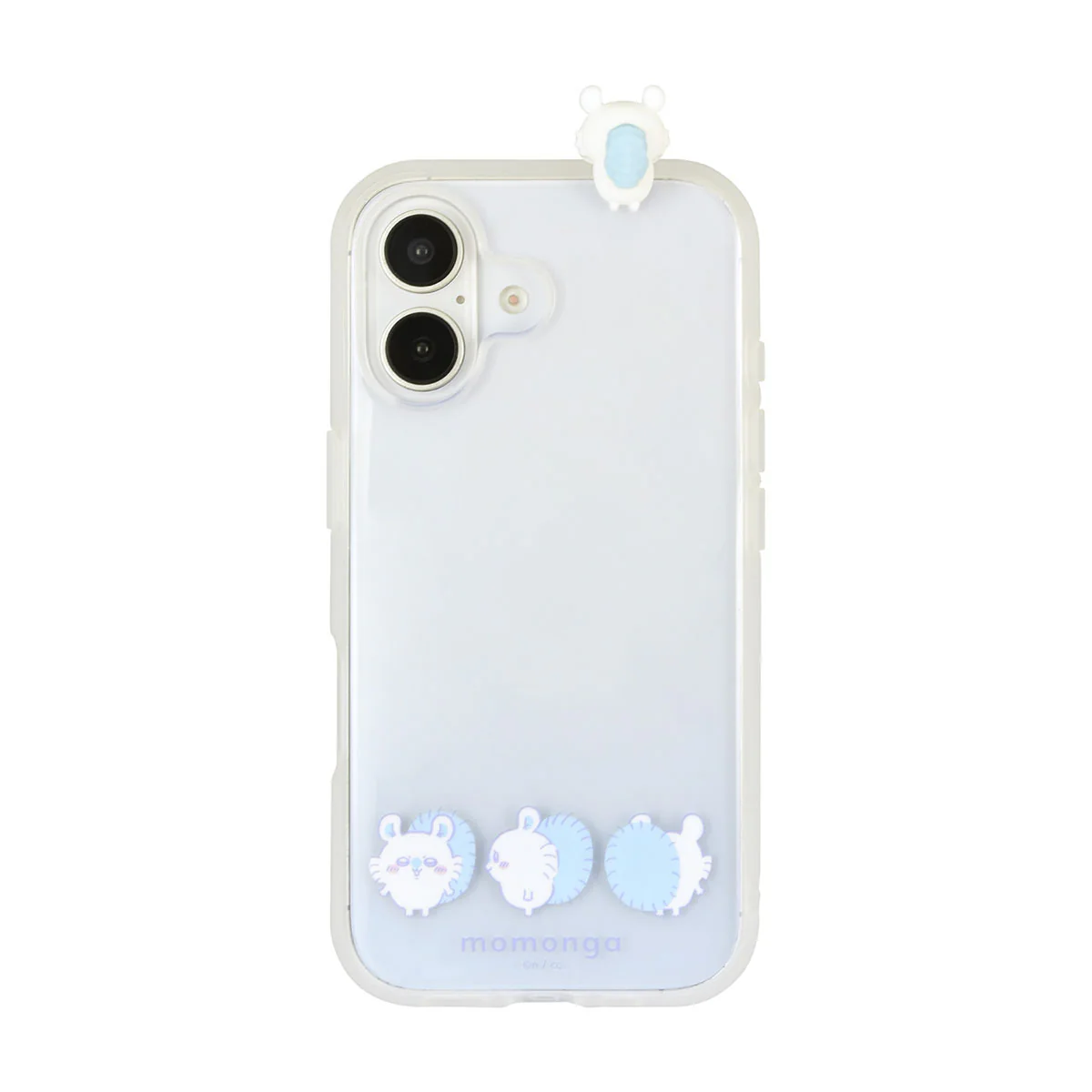 ちいかわ フレーム IIIIfit Clear iPhone16対応ケース（モモンガ）
