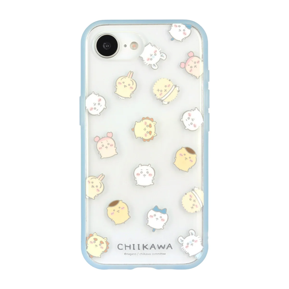 ちいかわ IIIIfit Clear iPhone16e対応 ケース（総柄）