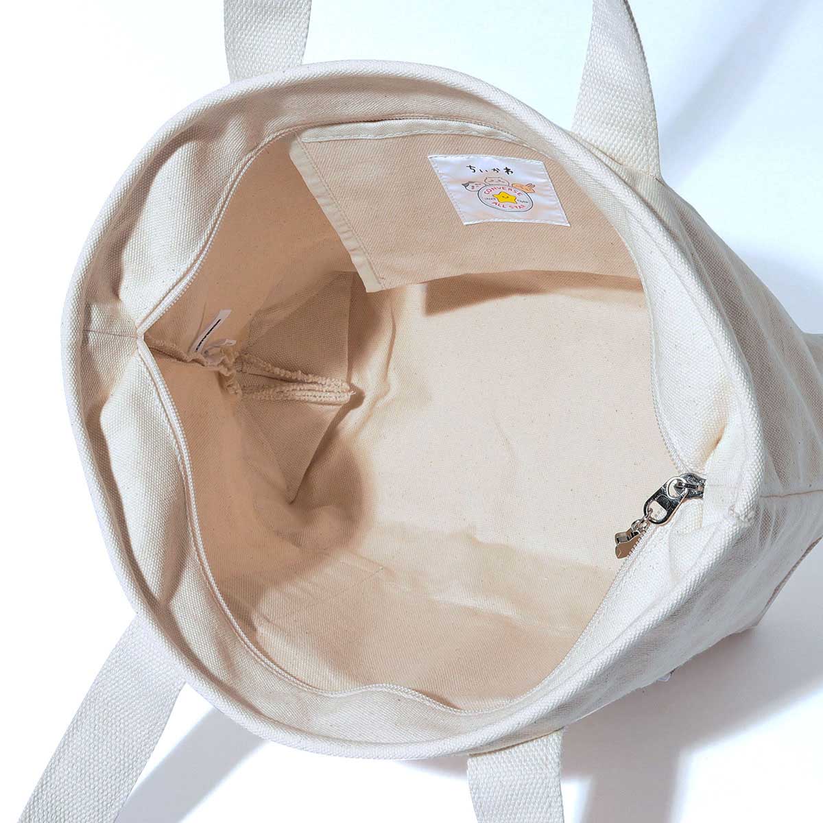 ちいかわ×コンバース キャンバストートバッグM（ブルーグレー） - Image 4