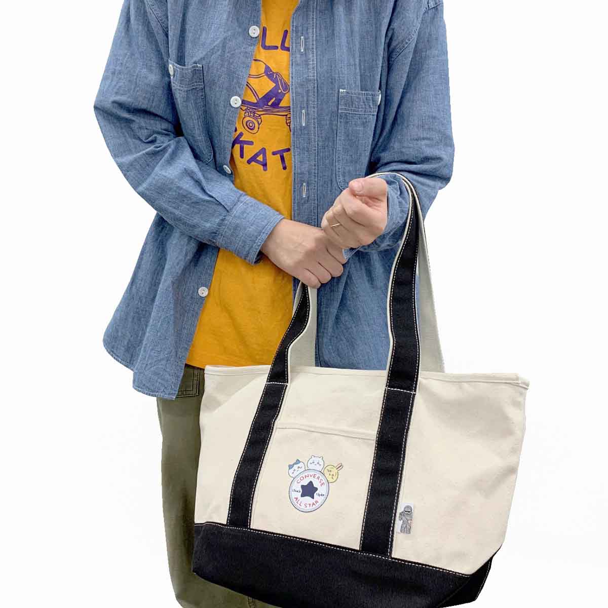 ちいかわ×コンバース キャンバストートバッグM（ベージュ） - Image 8