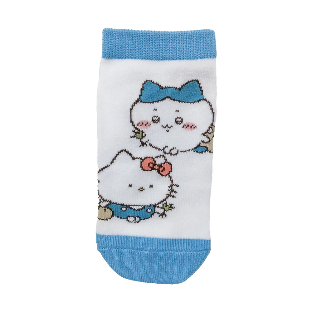 ちいかわ×サンリオキャラクターズ スニーカーソックス（ハチワレ＆ハローキティ） キッズ用