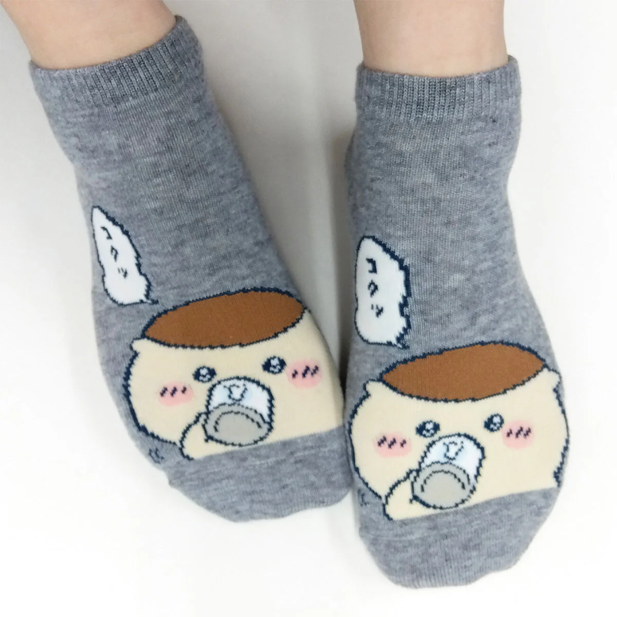ちいかわ スニーカーソックス(くりまんじゅうコクッ) レディース用 - Image 2