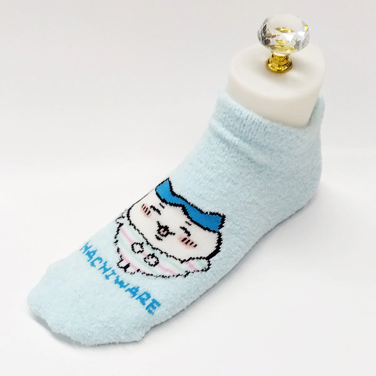 ちいかわ ふわもこスニーカー丈ソックス(ハチワレ サックス) レディース用 - Image 4