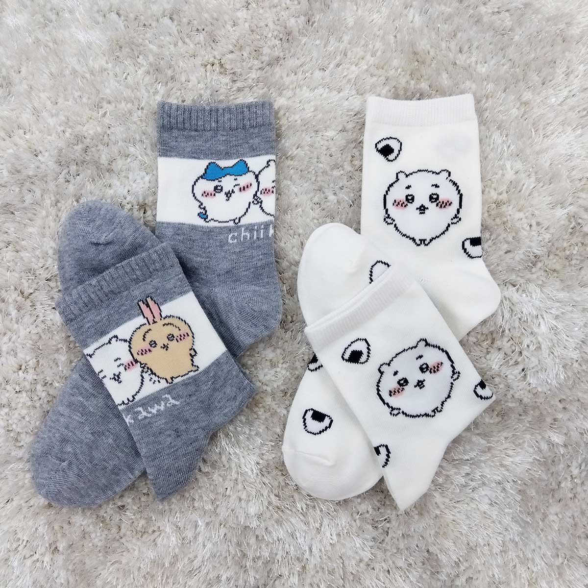 ちいかわ クルーソックス(おにぎり) レディース用 - Image 2