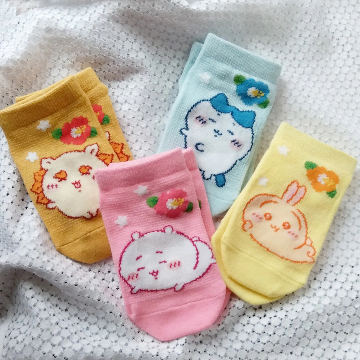 ちいかわ メッシュスニーカー丈ソックス(ちいかわ・アロハ) - Image 3