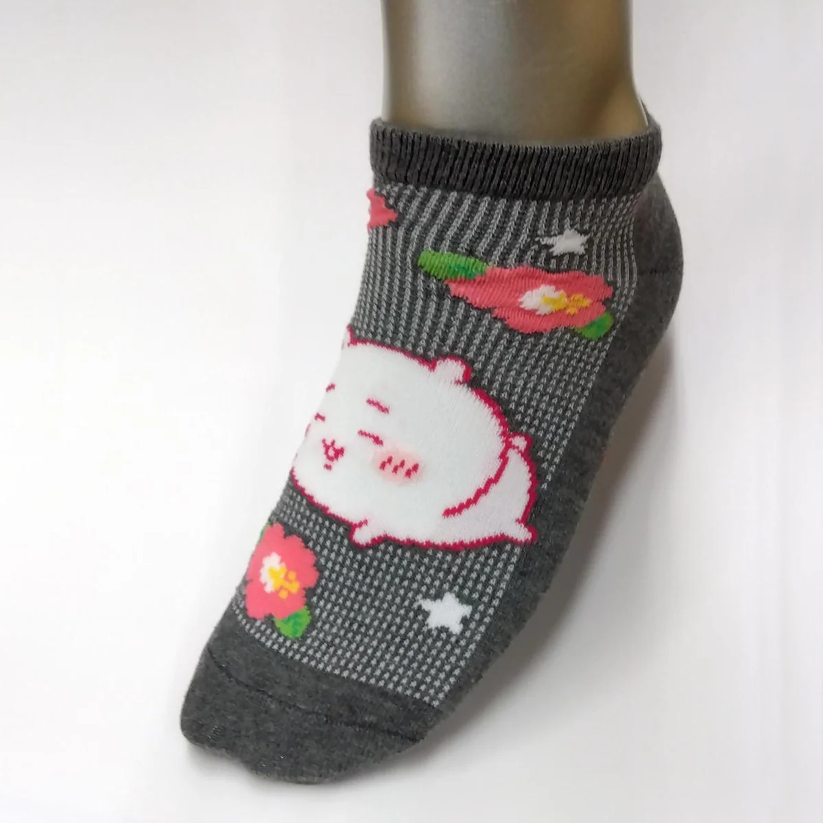 ちいかわ メッシュスニーカー丈ソックス（ちいかわ・アロハ）メンズ用 - Image 2