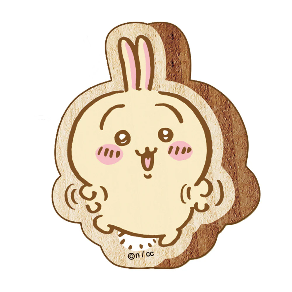 ちいかわ ウッドバッジ（うさぎ）