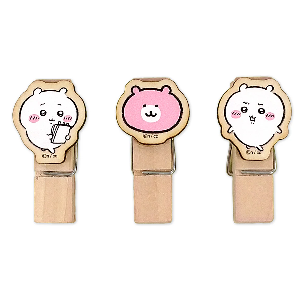 ちいかわ ウッドクリップ（ちいかわ） - Image 3