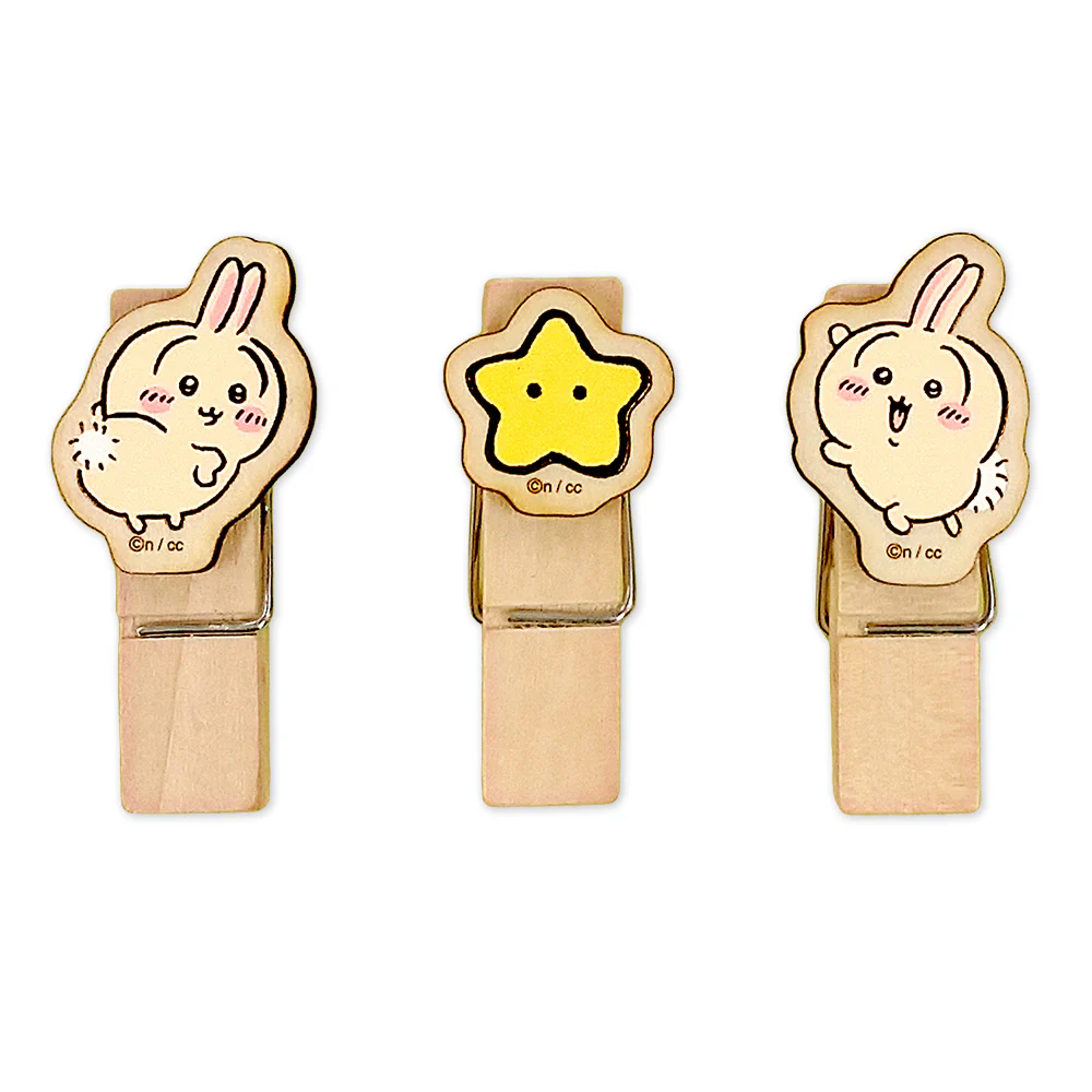 ちいかわ ウッドクリップ(うさぎ)