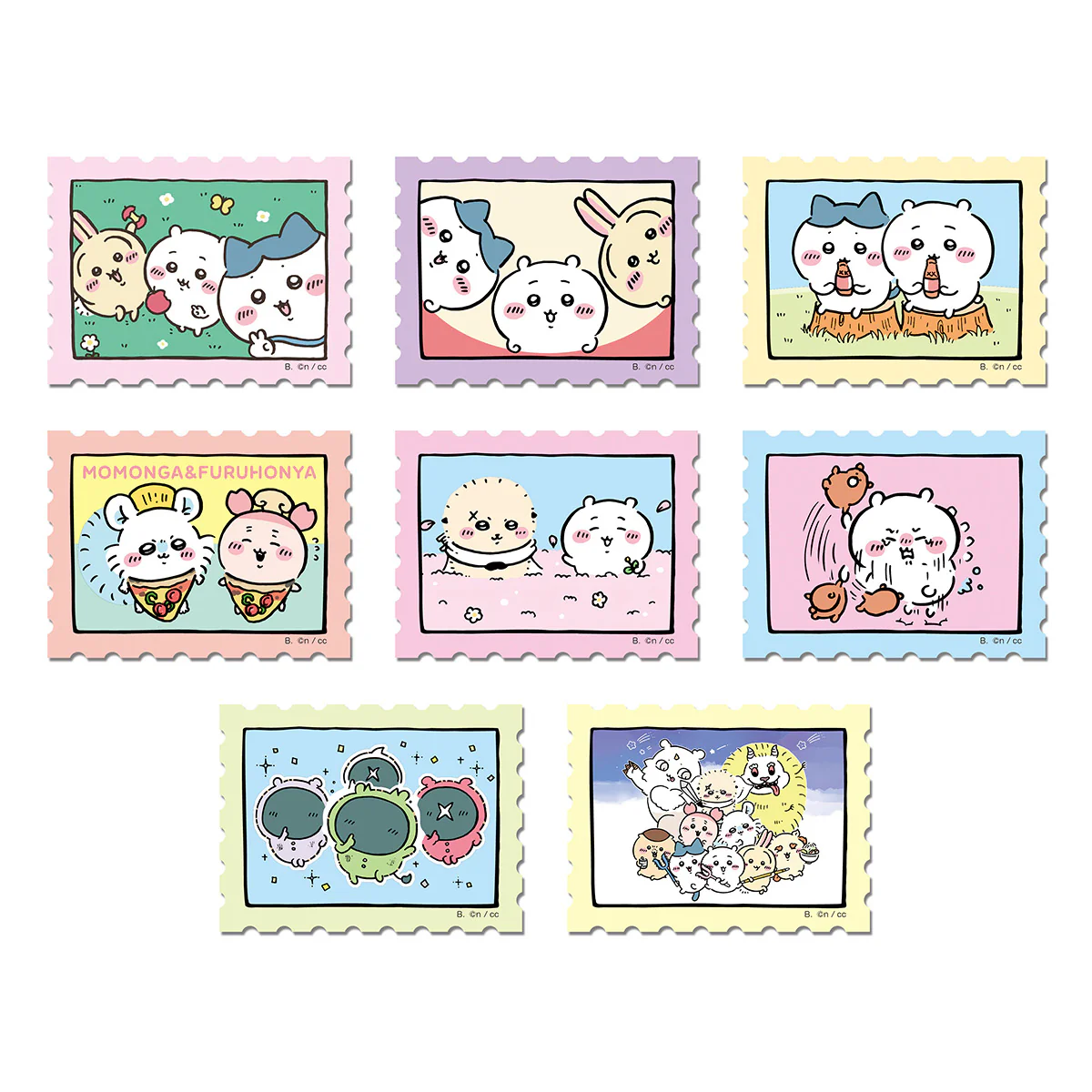 ちいかわ ダイカットステッカーセット5(全48種)1BOX 20パック入 - Image 2