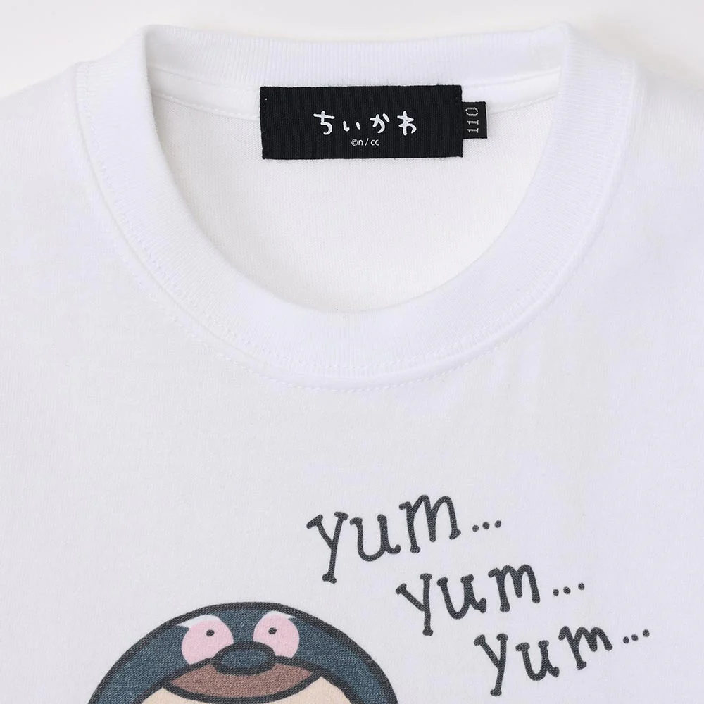 ちいかわ水族館 キッズTシャツ ペンギンヤムヤム ホワイト(カメミラー付) - Image 3