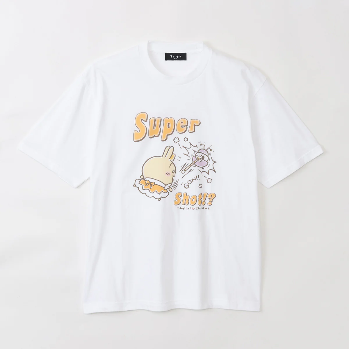 ちいかわ 超まじかるちいかわ ビッグTシャツ Super Shot！？ ホワイト