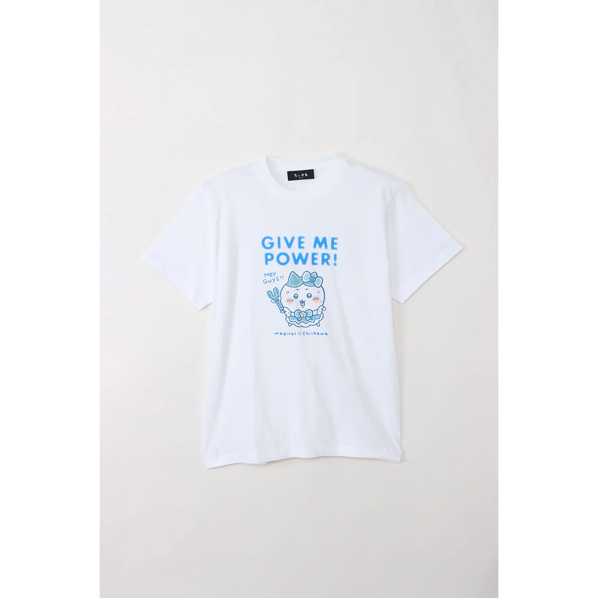ちいかわ まじかるちいかわ Tシャツ GIVE ME POWER！！ ホワイト