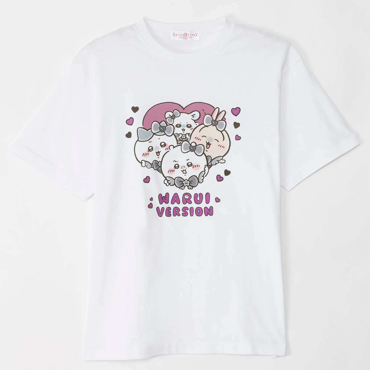 ちいかわ まじかるちいかわ Tシャツ 悪いバージョンだ みんな ホワイト