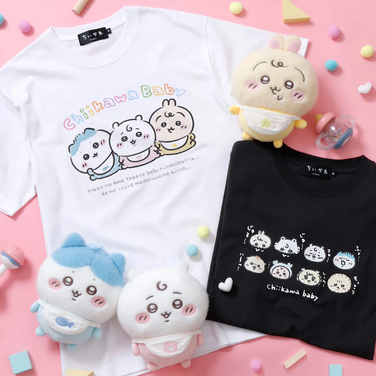 ちいかわ Chiikawa Baby Tシャツ 小さいの スミ - Image 2
