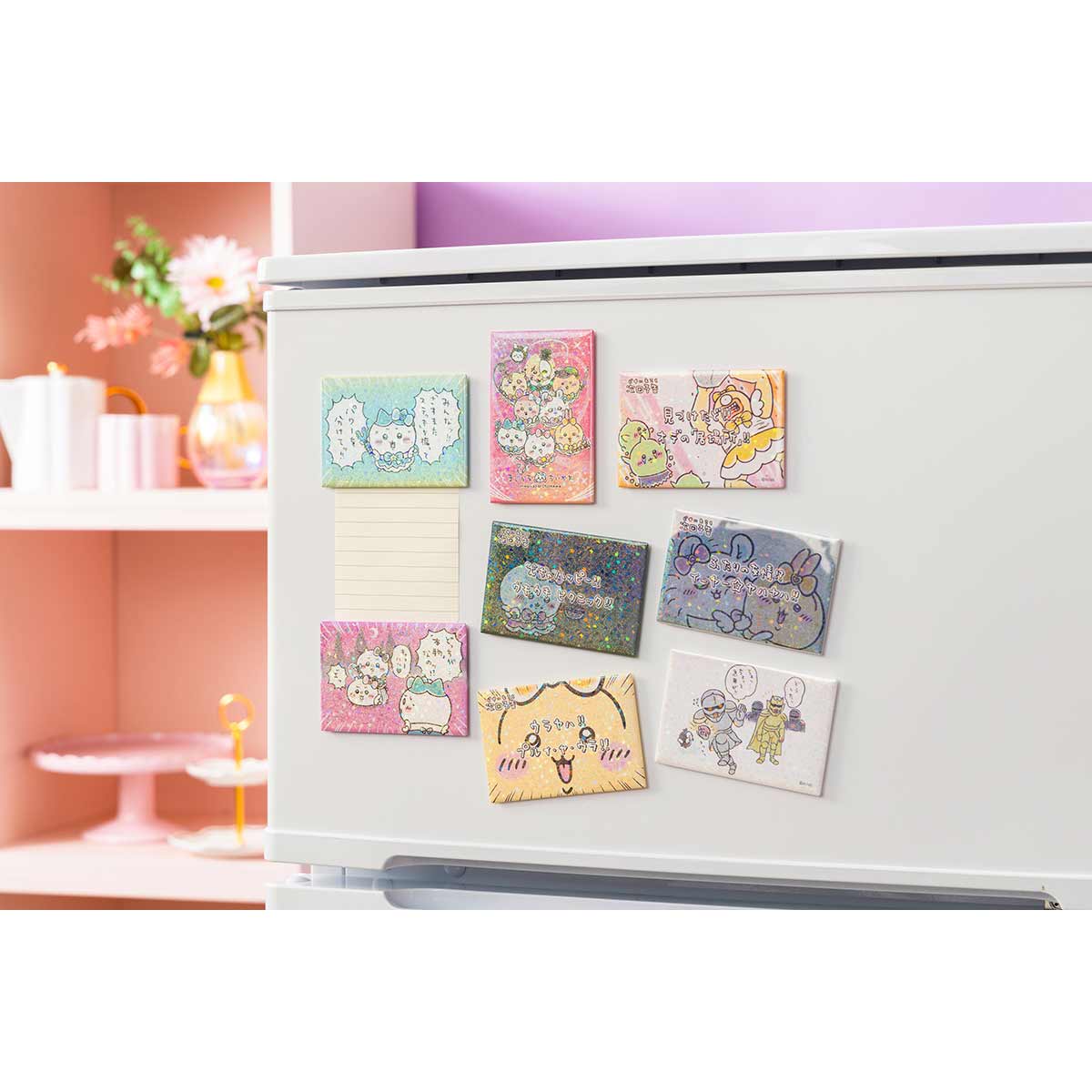 ちいかわ まじかるちいかわ ホログラムスクエアマグネット（次回予告ふたりの友情！？） - Image 2
