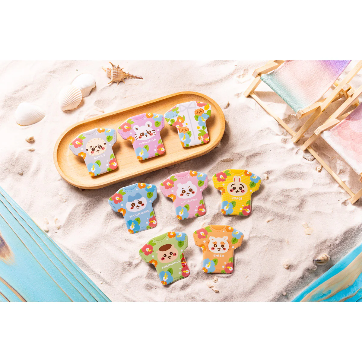 ちいかわ シーサーのおみやげやさん トレーディング Tシャツ型缶バッジ(全8種) - Image 2