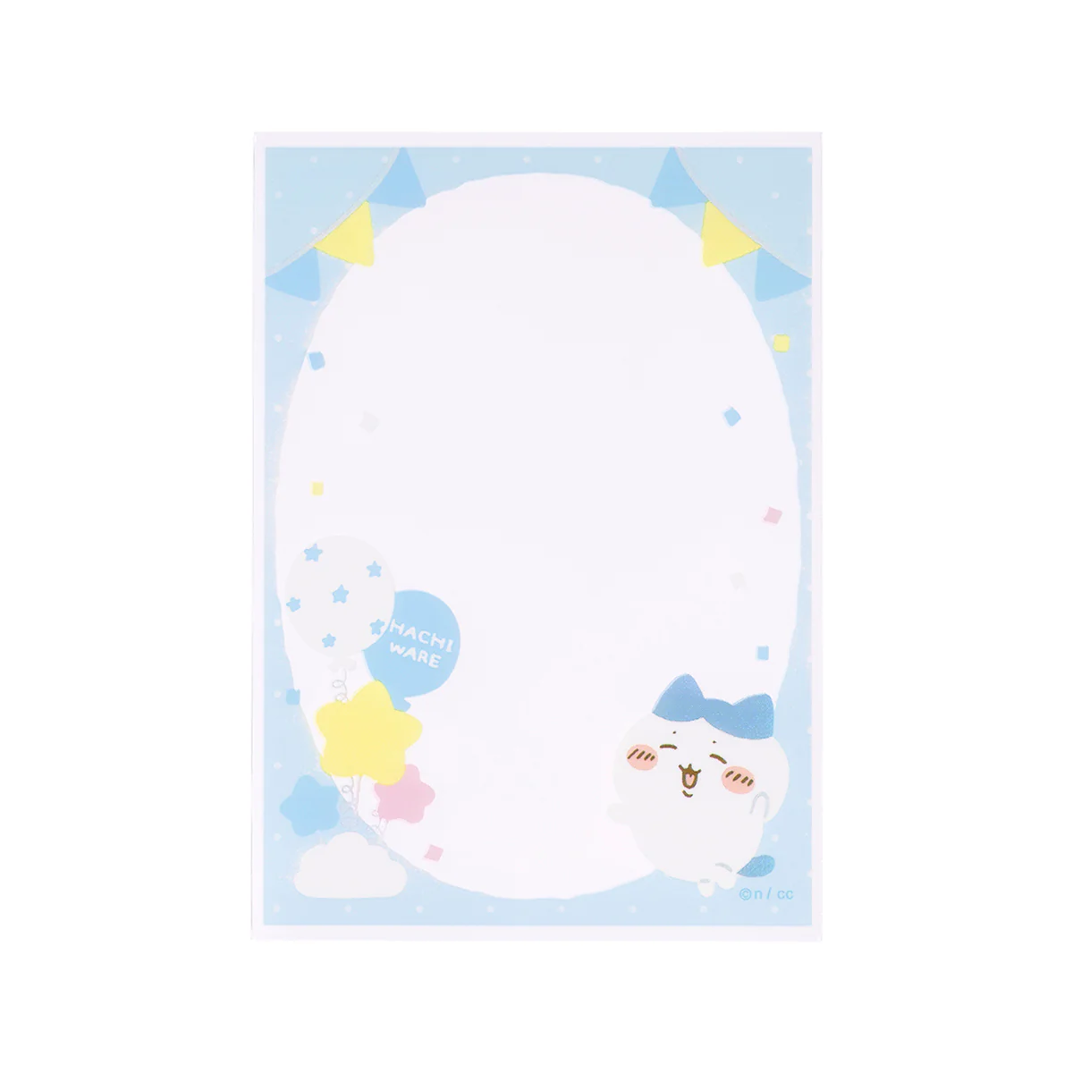 ちいかわ ミニフォトが入るサイズのクリアスリーブ（ハチワレ）