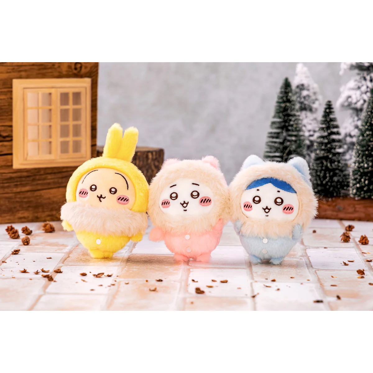 ちいかわ フッサフッサなパジャママスコット(ハチワレ) - Image 2