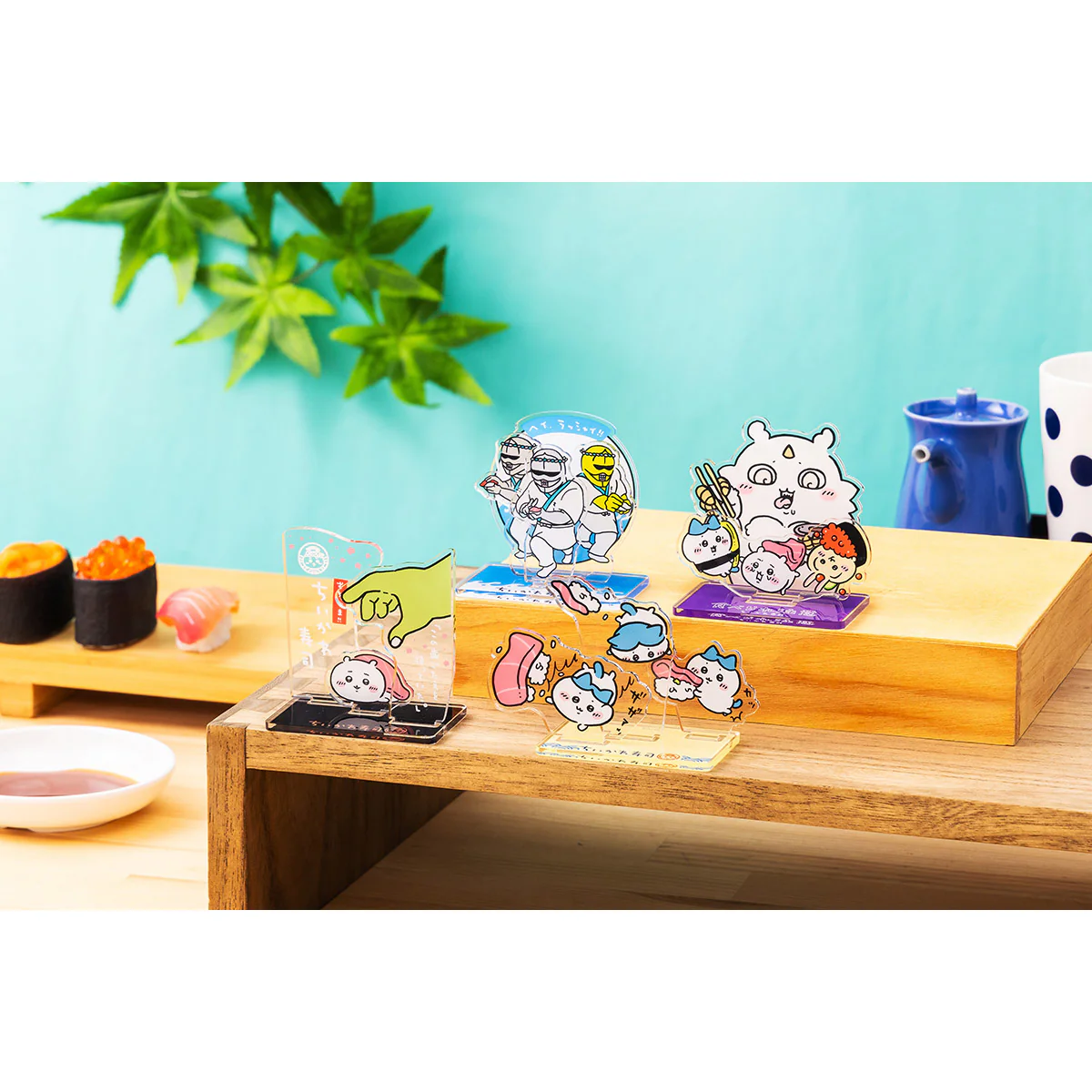 ちいかわ ちいかわ寿司 レイヤーアクリルスタンド（ヘイラッシャイ） - Image 2