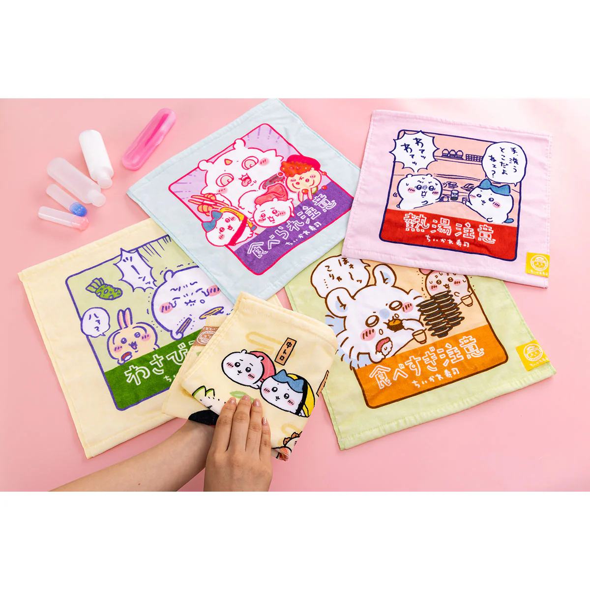 ちいかわ ちいかわ寿司 ハンドタオル（熱湯注意） - Image 2