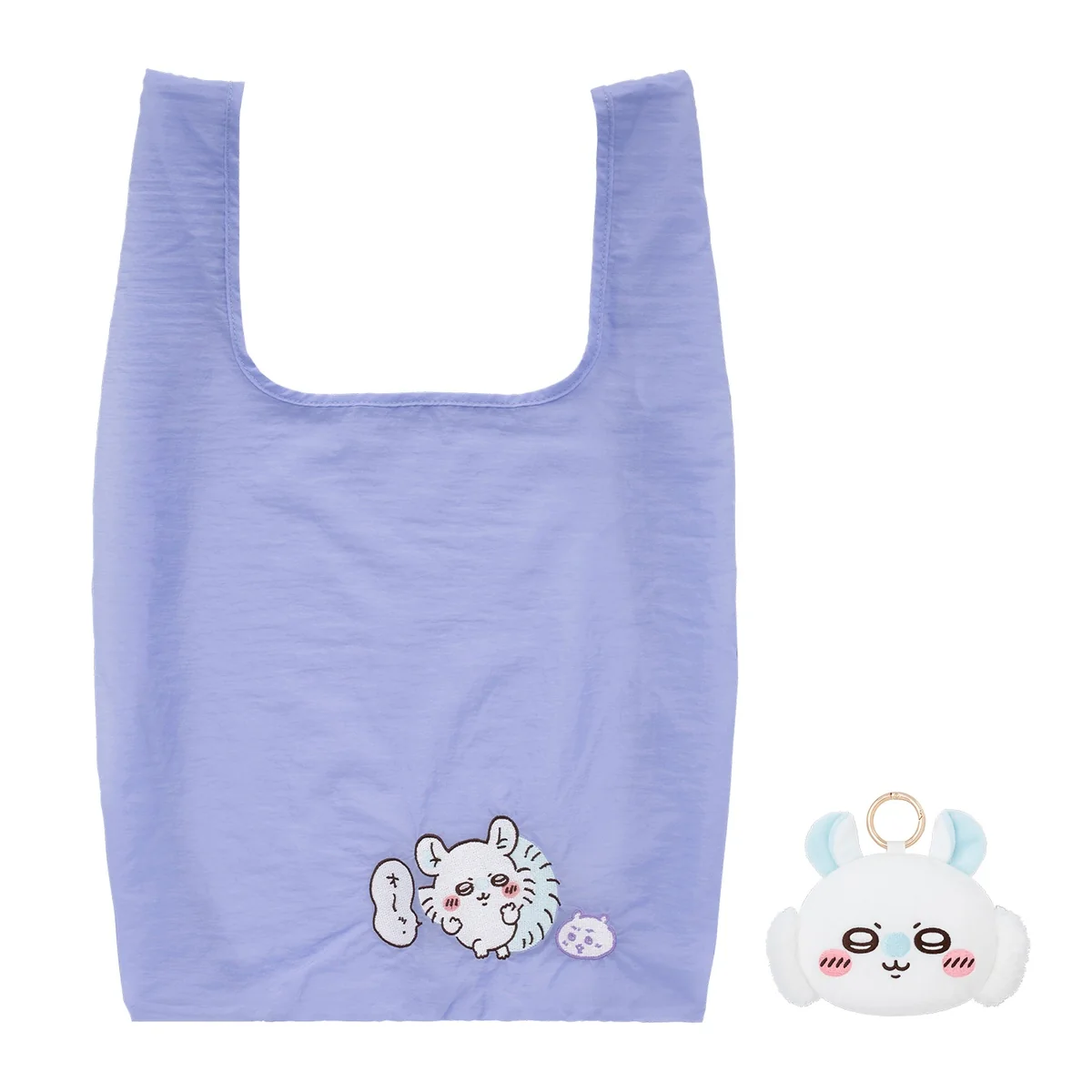 ちいかわ エコバッグ入りおかおマスコット（モモンガ）