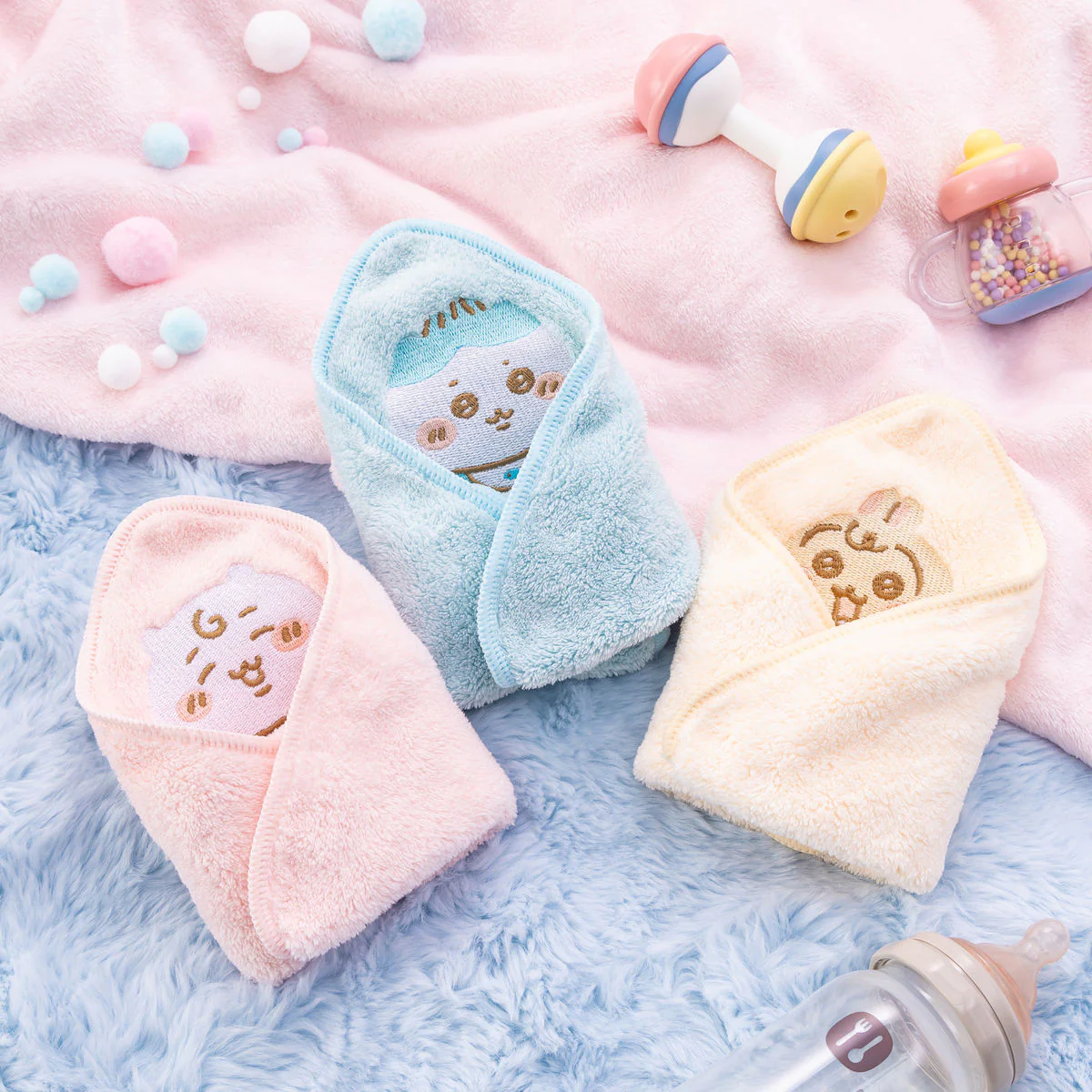 ちいかわ Chiikawa Baby おくるみなハンドタオル（ちいかわ） - Image 2