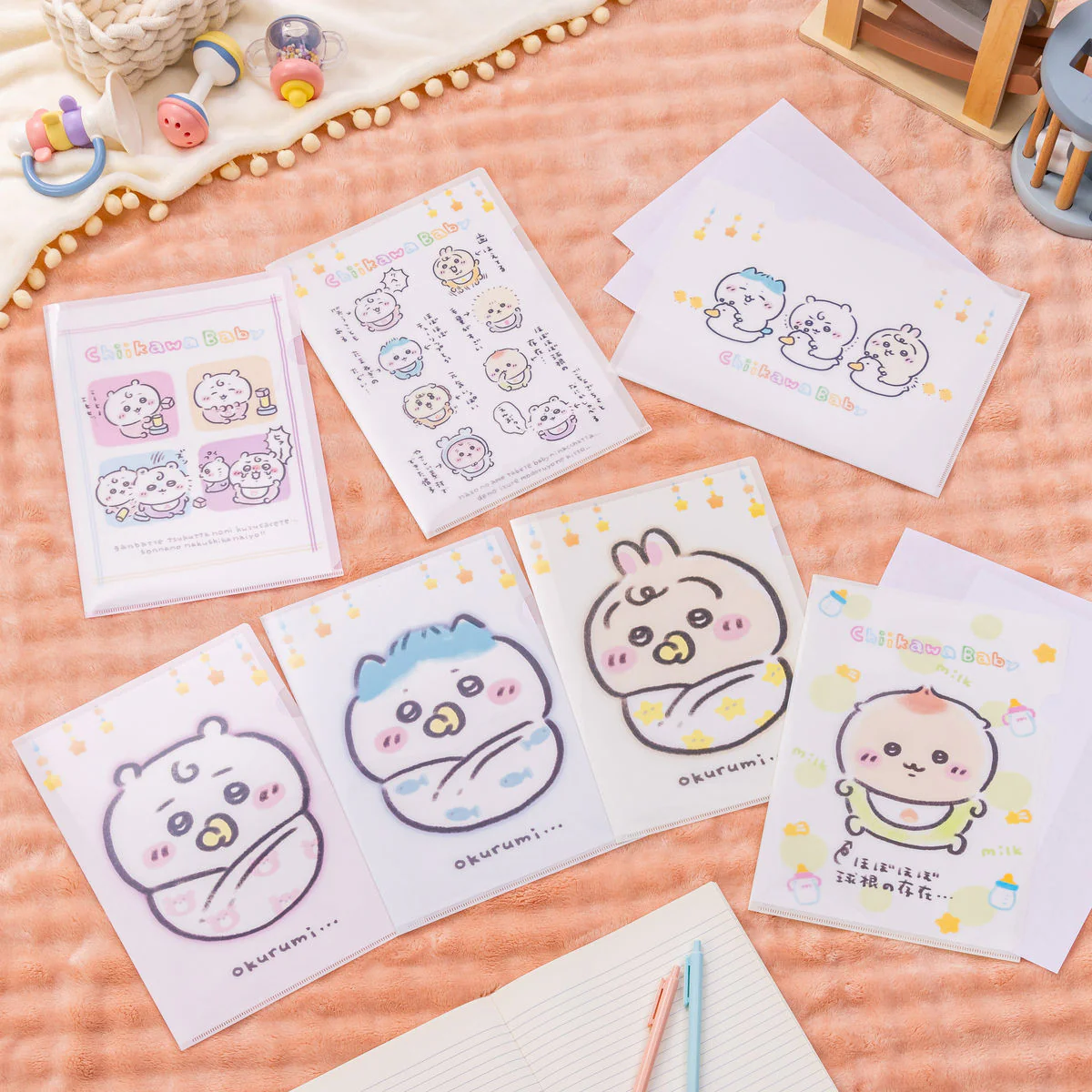 ちいかわ Chiikawa Baby クリアファイル（みんな） - Image 2