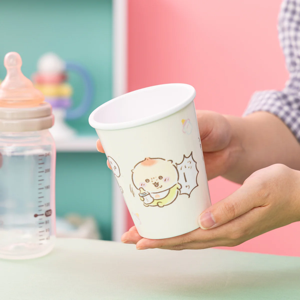 ちいかわ Chiikawa Baby 紙コップみたいなメラミンカップ(ミルクッッハーッ) - Image 3