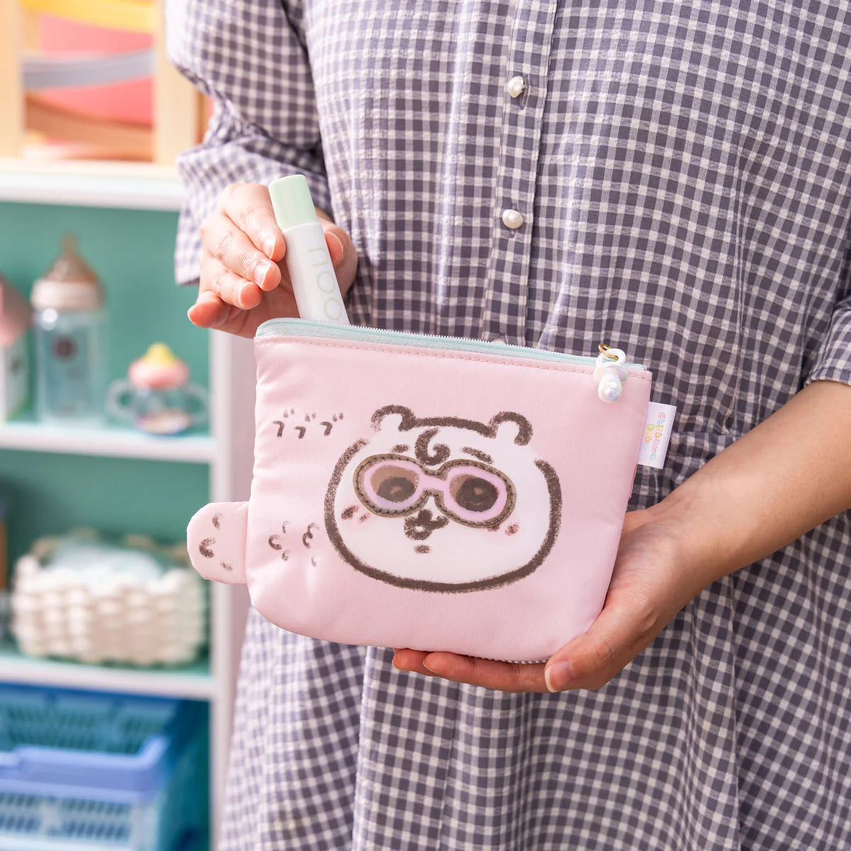 ちいかわ Chiikawa Baby ポケットティッシュも入れられるポーチ（ちいかわ） - Image 3
