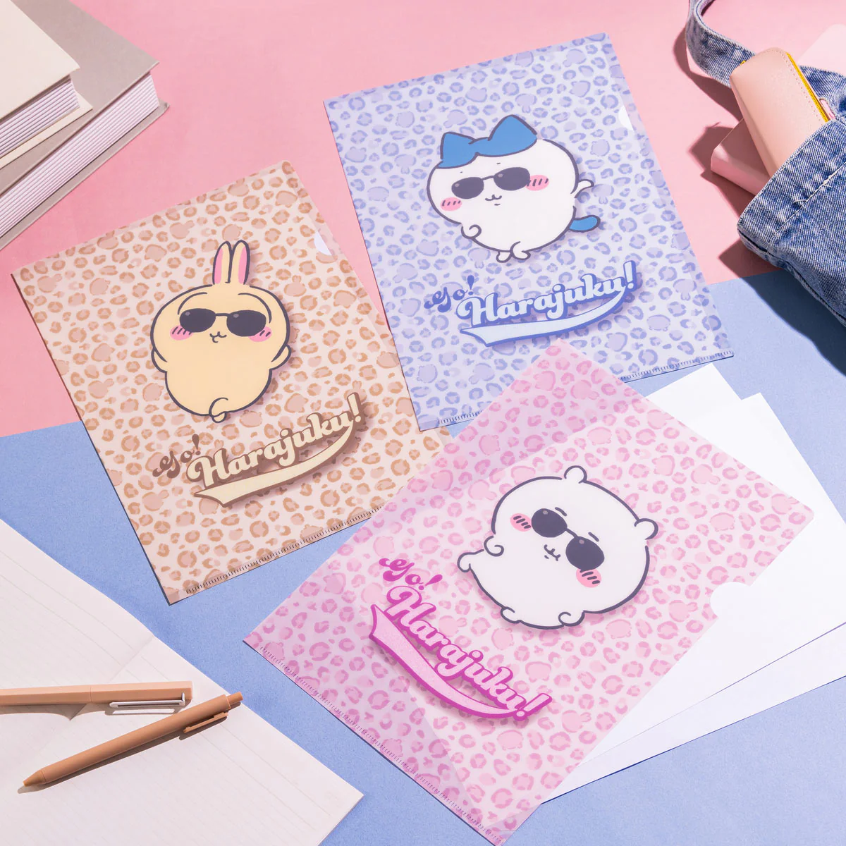 ちいかわ Go!HARAJUKU クリアファイル（サングラス うさぎ） - Image 3