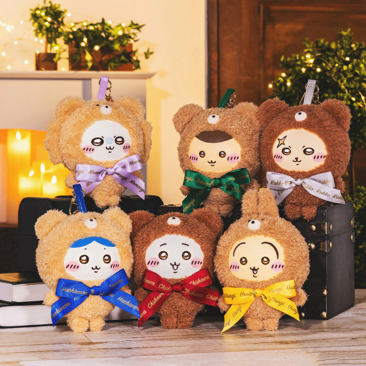 ちいかわ Kiramekko Teddy Bear（ハチワレ） - Image 2