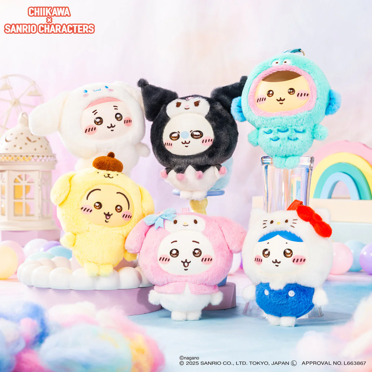 ちいかわ×サンリオキャラクターズ Kiramekko(古本屋×シナモロール) - Image 2