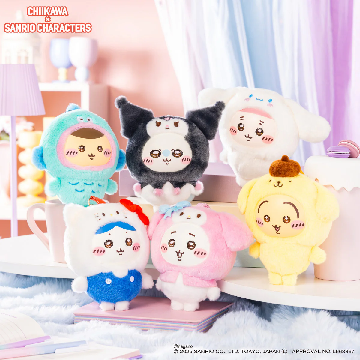 ちいかわ×サンリオキャラクターズ Kiramekko(古本屋×シナモロール) - Image 3
