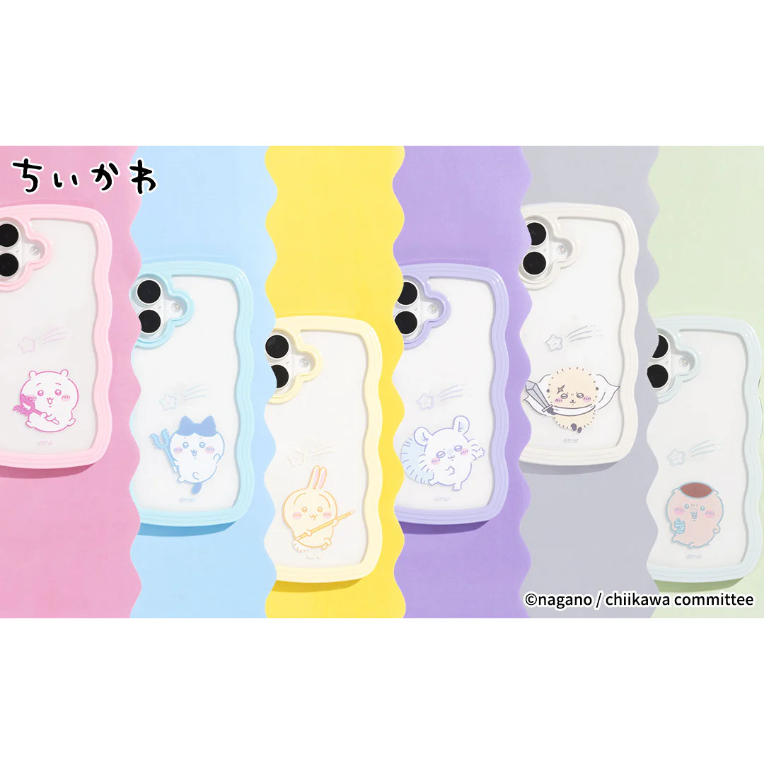 ちいかわ iPhone対応 うねうねケース（ハチワレ） - Image 3