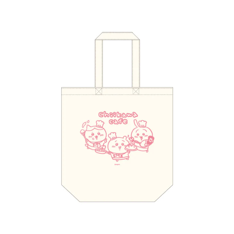 ちいかわカフェ コットントート(A)ピンク【1会計 2個まで】 - Image 2