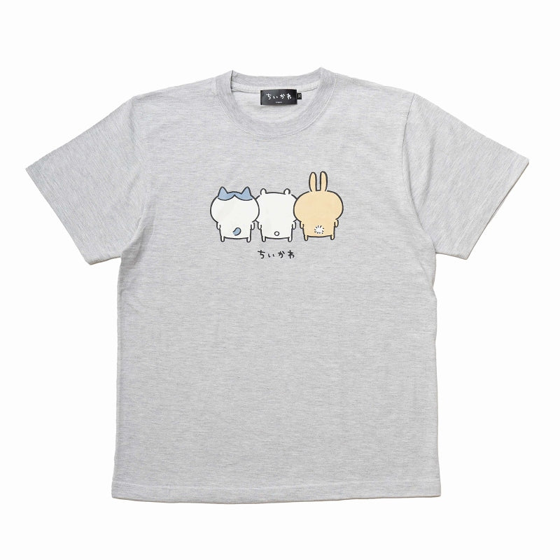 ちいかわ バックスタイル Tシャツ(アッシュ) - Image 4