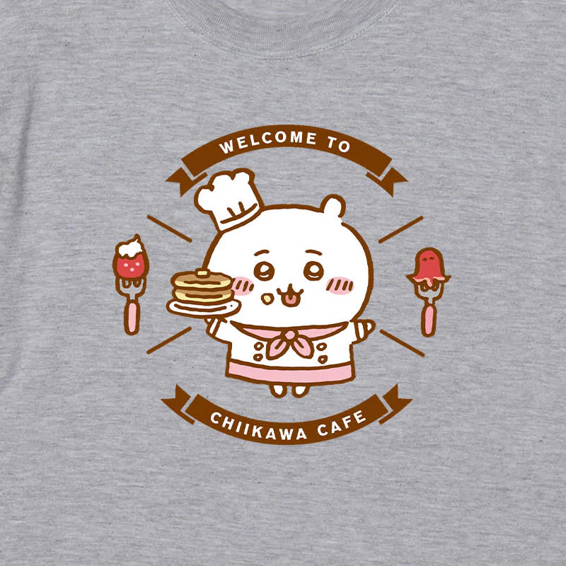 ちいかわ Cafe Tシャツ ウェルカム アッシュ【1会計 各サイズ2点まで】 - Image 5